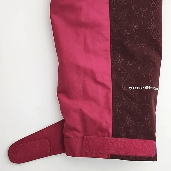 COLUMBIA Women's Omni-Shield Hooded Winter Zip Up Pink Brown Jacket Size Medium - Picture 10 of 16